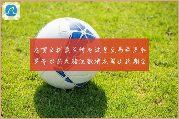 名嘴分析莫兰特与波普交易希罗和罗齐尔热火赌注激增灰熊收获期合同